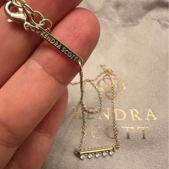 Kendra Scott Anissa Necklace, Gold Plated - Picture 5 of 5